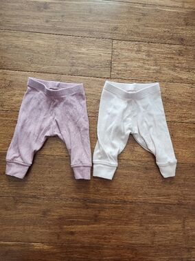 Cloud Island Soft Baby Pull On Cuffed Pants, Newborn